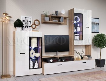 Стенка Нэнси Вариант-3 (Миф) в Богдановиче - bogdanovich.mebel-e96.ru