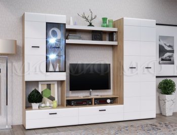 Стенка Нэнси new Вариант-4 (Миф) в Богдановиче - bogdanovich.mebel-e96.ru