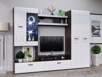 Стенка Нэнси new Вариант-4 (Миф) в Богдановиче - bogdanovich.mebel-e96.ru