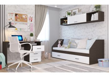 Набор детской мебели Ненси модульный (Гор) в Богдановиче - bogdanovich.mebel-e96.ru