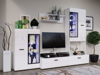Стенка Нэнси Вариант-3 (Миф) в Богдановиче - bogdanovich.mebel-e96.ru