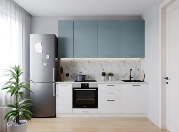 Кухонный гарнитур Ниагара 2200 мм МДФ/ЛДСП (Санвут) в Богдановиче - bogdanovich.mebel-e96.ru