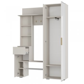 Прихожая Ницца ПР-04 Кашемир (БТС) в Богдановиче - bogdanovich.mebel-e96.ru