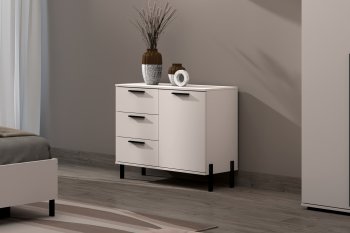 Спальный гарнитур Норден кашемир, модульный (Зарон) в Богдановиче - bogdanovich.mebel-e96.ru