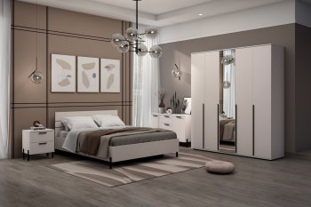 Спальный гарнитур Норден кашемир, модульный (Зарон) в Богдановиче - bogdanovich.mebel-e96.ru