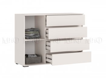 Комод 1 дверь 4 ящика (1200) Норд, кашемир (Миф) в Богдановиче - bogdanovich.mebel-e96.ru