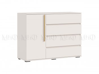 Комод 1 дверь 4 ящика (1200) Норд, кашемир (Миф) в Богдановиче - bogdanovich.mebel-e96.ru