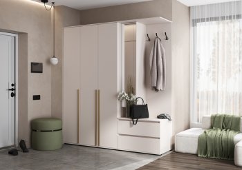 Прихожая Норд+Шкаф 1200, кашемир (Миф) в Богдановиче - bogdanovich.mebel-e96.ru