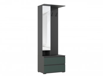 Прихожая Норд графит/изумруд (Миф) в Богдановиче - bogdanovich.mebel-e96.ru