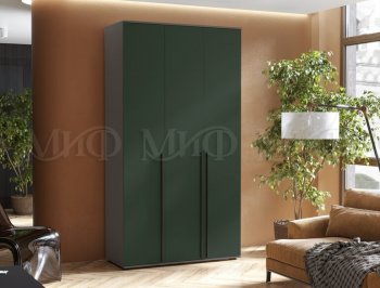Шкаф 1200 мм 3-х ств. Норд графит/изумруд (Миф) в Богдановиче - bogdanovich.mebel-e96.ru