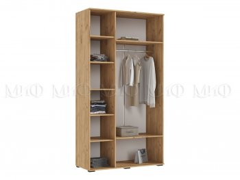 Шкаф 1200 мм 3-х ств. Норд дуб крафт/изумруд (Миф) в Богдановиче - bogdanovich.mebel-e96.ru