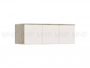 Шкаф 1200 мм 3-х ств. Норд с антресолью крафт серый/кашемир (Миф) в Богдановиче - bogdanovich.mebel-e96.ru