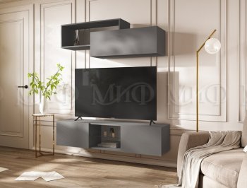 Стенка Норд-1 графит (Миф) в Богдановиче - bogdanovich.mebel-e96.ru
