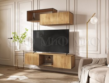 Стенка Норд-1 дуб крафт (Миф) в Богдановиче - bogdanovich.mebel-e96.ru
