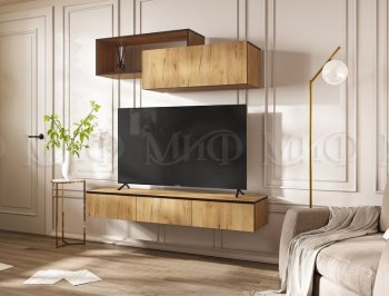 Стенка Норд-2 дуб крафт (Миф) в Богдановиче - bogdanovich.mebel-e96.ru