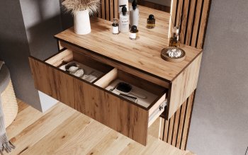 Шкаф 800+Тумба с зеркалом Норд (Миф) в Богдановиче - bogdanovich.mebel-e96.ru