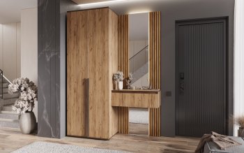 Шкаф 800+Тумба с зеркалом Норд (Миф) в Богдановиче - bogdanovich.mebel-e96.ru