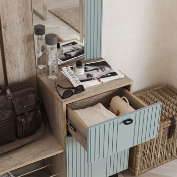 Прихожая Олива комп.1 шарли бриз (БТС) в Богдановиче - bogdanovich.mebel-e96.ru