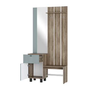 Прихожая Олива шарли бриз софт, модульная (БТС) в Богдановиче - bogdanovich.mebel-e96.ru