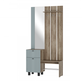 Прихожая Олива шарли бриз софт, модульная (БТС) в Богдановиче - bogdanovich.mebel-e96.ru