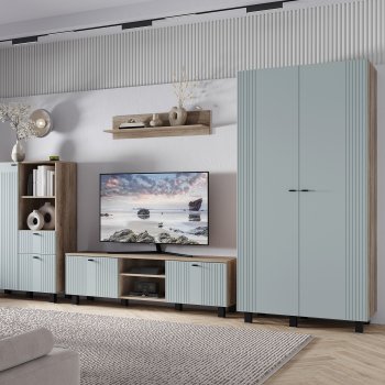 Тумба под ТВ Олива ТБ-09 шарли бриз (БТС) в Богдановиче - bogdanovich.mebel-e96.ru