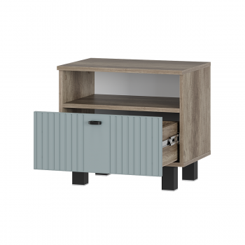 Тумба прикроватная Олива ТБ-14 шарли бриз (БТС) в Богдановиче - bogdanovich.mebel-e96.ru