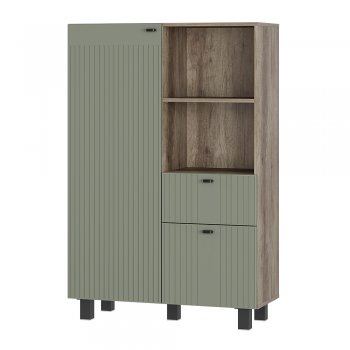 Шкаф 900 мм Олива ШК-16 эвкалипт софт (БТС) в Богдановиче - bogdanovich.mebel-e96.ru