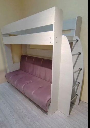 Кровать-диван 2-х ярусная Омега 17 (возможна зеркальная сборка) в Богдановиче - bogdanovich.mebel-e96.ru | фото