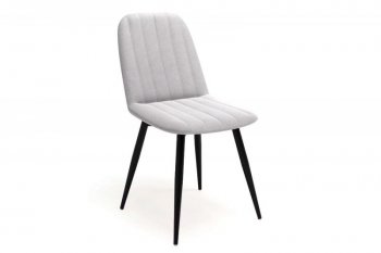 Стул Остин полоса, велюр Ultra Dove (светло-серый), (4шт) (Вудман) в Богдановиче - bogdanovich.mebel-e96.ru