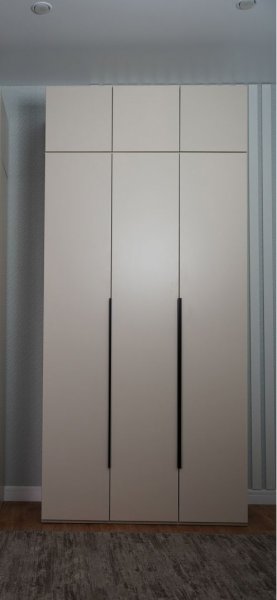 Шкаф 1200 мм Пальма с антресолью, Сатин (ДСВ) в Богдановиче - bogdanovich.mebel-e96.ru