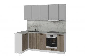 Угловой кухонный гарнитур Парма прайм 400 1100*2000 мм (Герда) в Богдановиче - bogdanovich.mebel-e96.ru