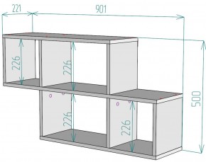 Полка S39 (ДМ) в Богдановиче - bogdanovich.mebel-e96.ru