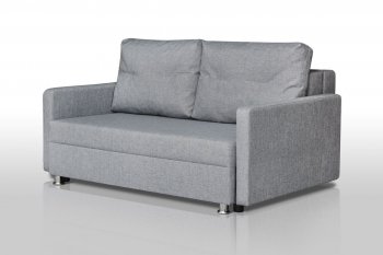 Диван Реал 120  микровелюр серый в Богдановиче - bogdanovich.mebel-e96.ru