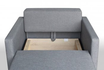 Кресло-кровать Реал 80 с подлокотниками (Графит) в Богдановиче - bogdanovich.mebel-e96.ru