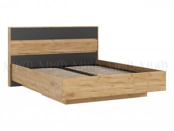 Кровать парящая Роджина с подсветкой, крафт/графит (Миф) в Богдановиче - bogdanovich.mebel-e96.ru