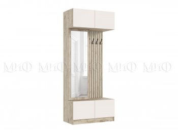 Прихожая Роджина крафт серый/кашемир (Миф) в Богдановиче - bogdanovich.mebel-e96.ru