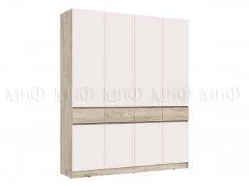 Спальный гарнитур Роджина крафт серый/кашемир, модульный (Миф) в Богдановиче - bogdanovich.mebel-e96.ru