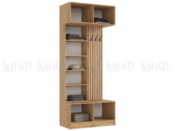 Прихожая Роджина крафт/изумруд(Миф) в Богдановиче - bogdanovich.mebel-e96.ru