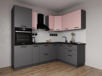 Угловой кухонный гарнитур Роза 2400*1600 мм Sanvut в Богдановиче - bogdanovich.mebel-e96.ru