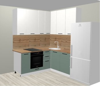Кухонный гарнитур угловой 2000*1400 мм (Санвут) в Богдановиче - bogdanovich.mebel-e96.ru