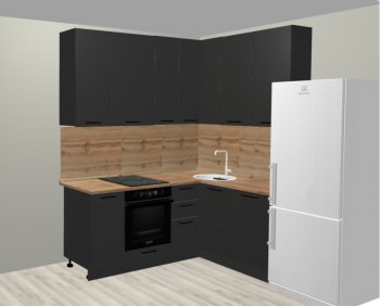 Кухонный гарнитур угловой 2000*1400 мм (Санвут) в Богдановиче - bogdanovich.mebel-e96.ru