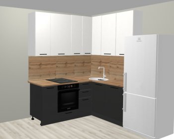 Кухонный гарнитур угловой 2000*1400 мм (Санвут) в Богдановиче - bogdanovich.mebel-e96.ru