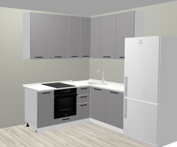 Кухонный гарнитур угловой 2000*1400 мм (Санвут) в Богдановиче - bogdanovich.mebel-e96.ru