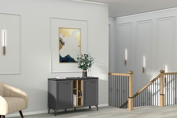 Комод 2дв Шарм К-2 антрацит (Диал) в Богдановиче - bogdanovich.mebel-e96.ru