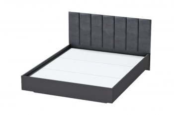 Кровать Шарм (арт.031М1) настил, Антрацит (Диал) в Богдановиче - bogdanovich.mebel-e96.ru | фото