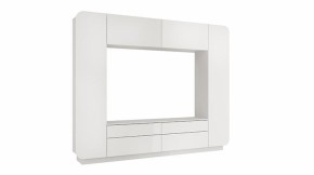 Стенка Лаванда - 2 Белый/белый глянец в Богдановиче - bogdanovich.mebel-e96.ru