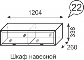 Шкаф навесной Венеция 22 бодега в Богдановиче - bogdanovich.mebel-e96.ru