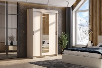 Шкаф-купе ШКП-7 1300 мм ясень анкор (СВ) в Богдановиче - bogdanovich.mebel-e96.ru