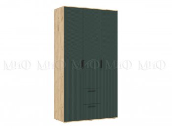 Шкаф 1200 мм Сильвия, крафт/грин (Миф) в Богдановиче - bogdanovich.mebel-e96.ru