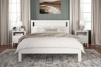 Кровать из массива Сканди белый античный (БМ) в Богдановиче - bogdanovich.mebel-e96.ru